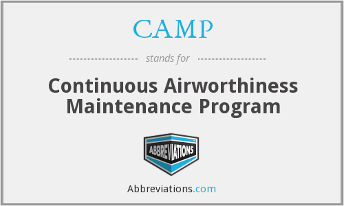 continuous airworthiness maintenance program camp
